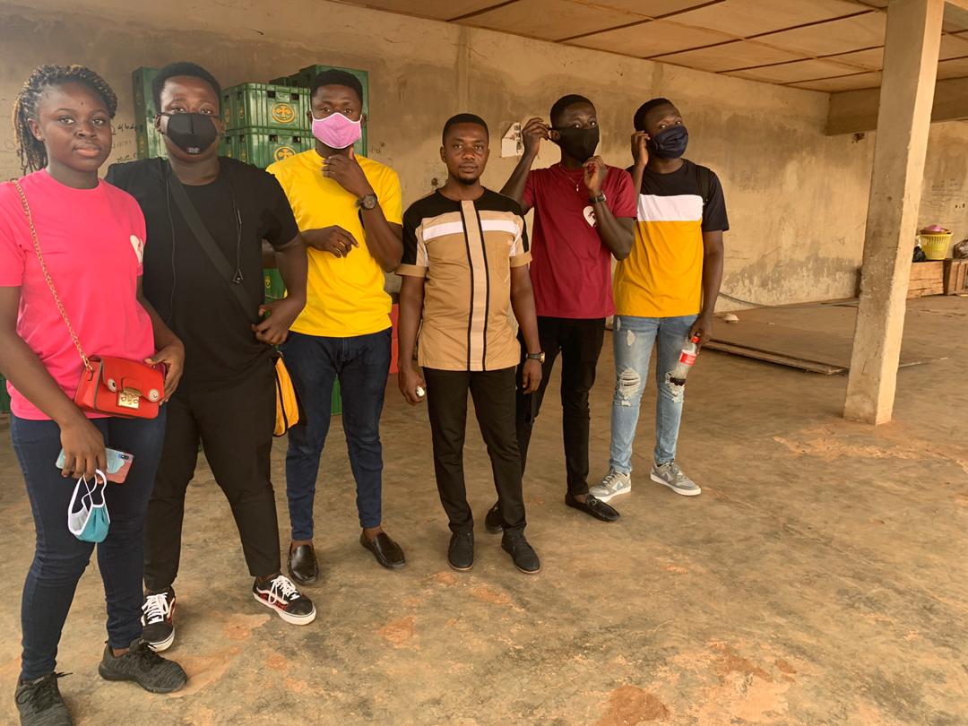 Heart to Heart Ghana Foundation team during the Ejisu donation visit